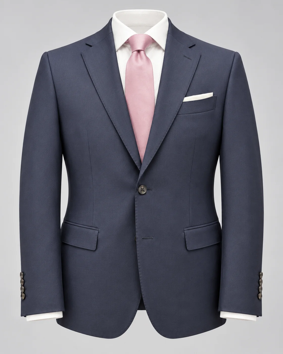 Costume bleu marine en pure laine — Vue produit