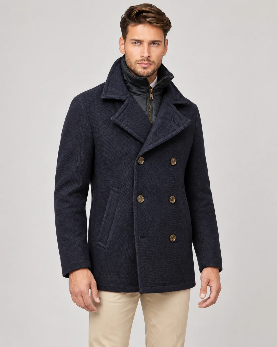 Peacoat bleu marine — Détails