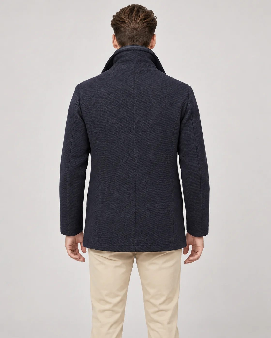 Peacoat bleu marine — Vue de dos