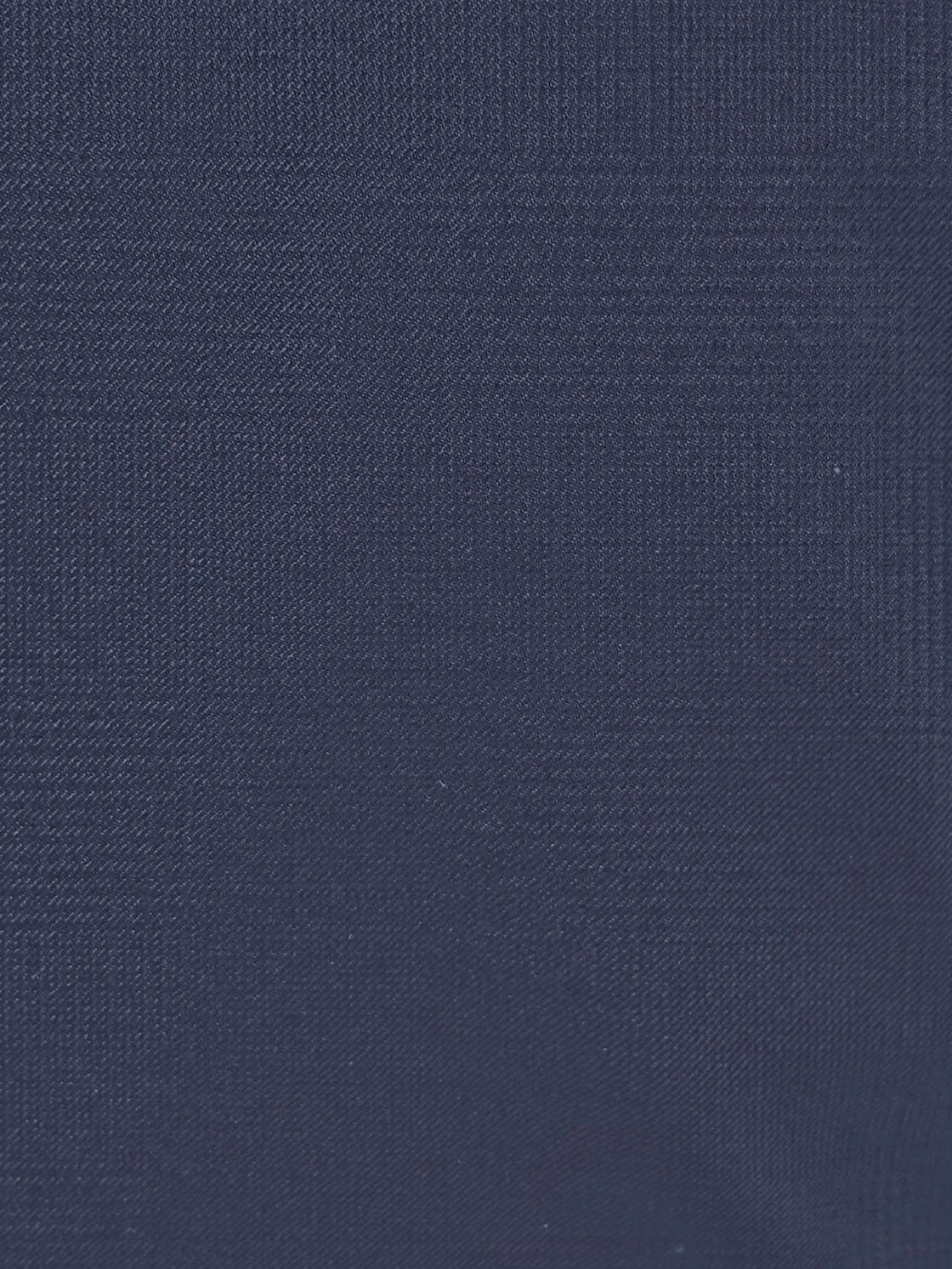 Costume bleu marine à micro-carreaux en pure laine — Texture du tissu